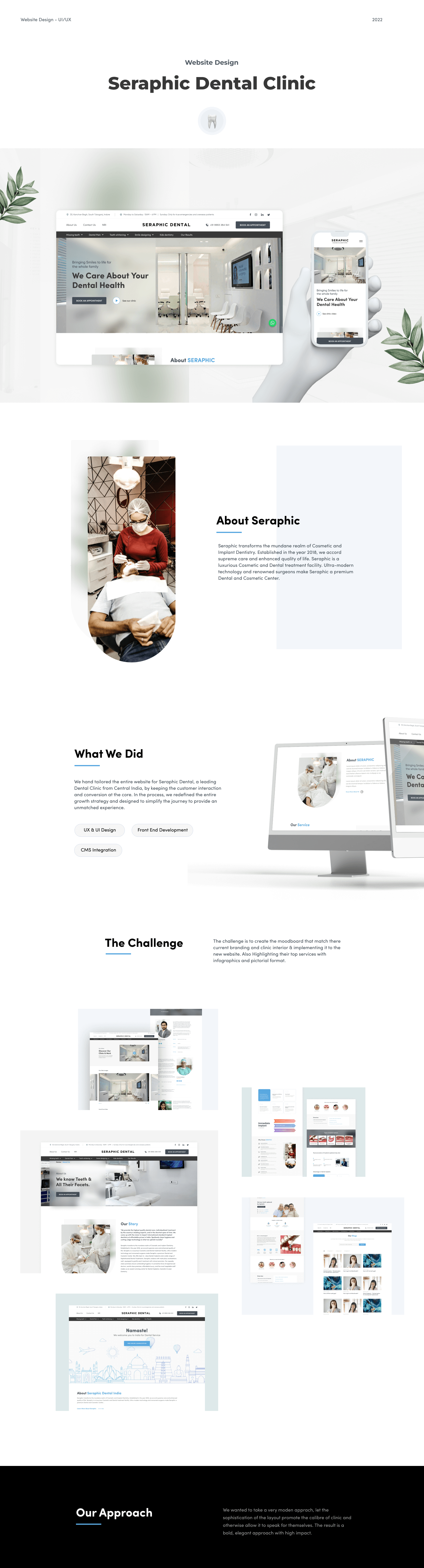 Dental Website Themes & UX designs